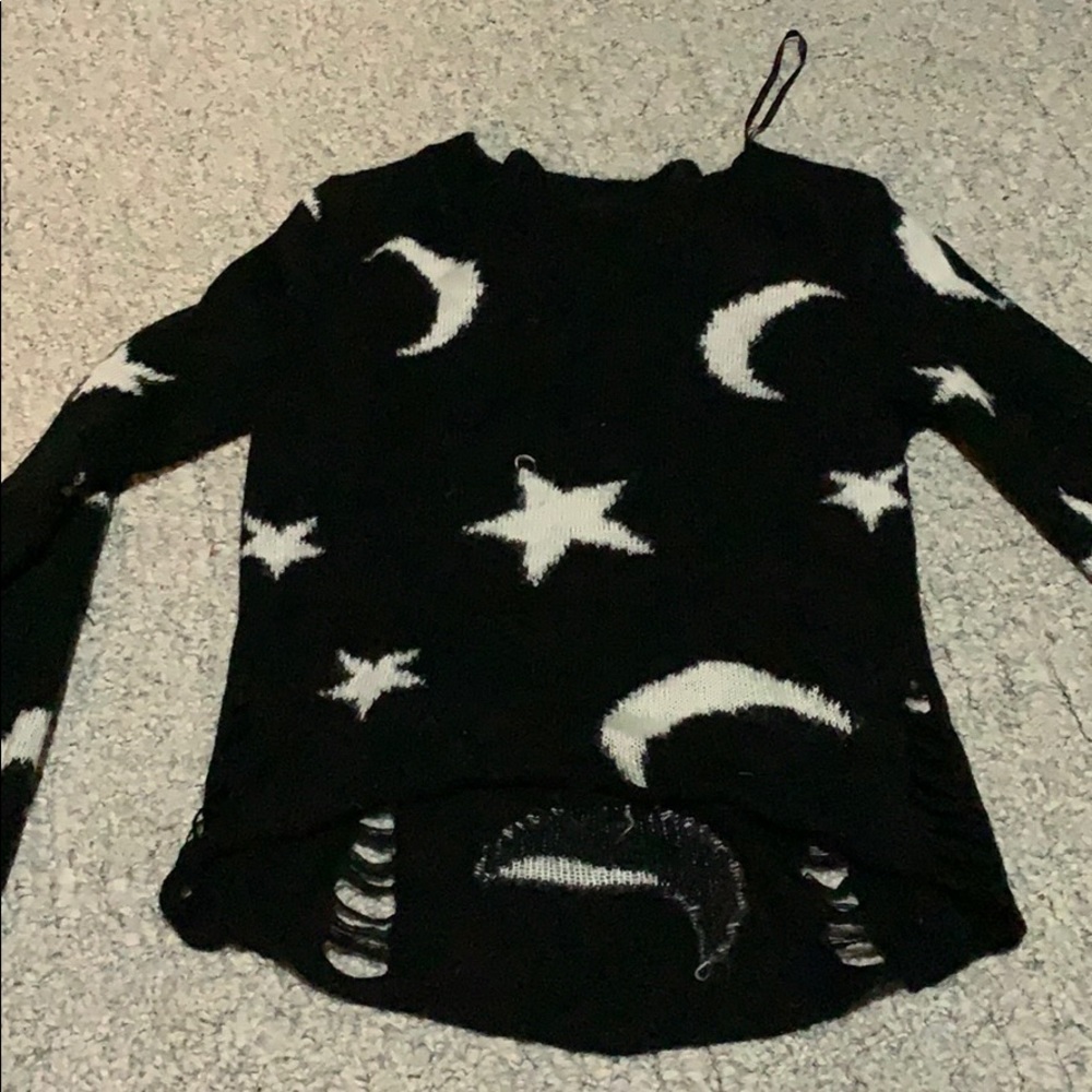 moon and stars sweater